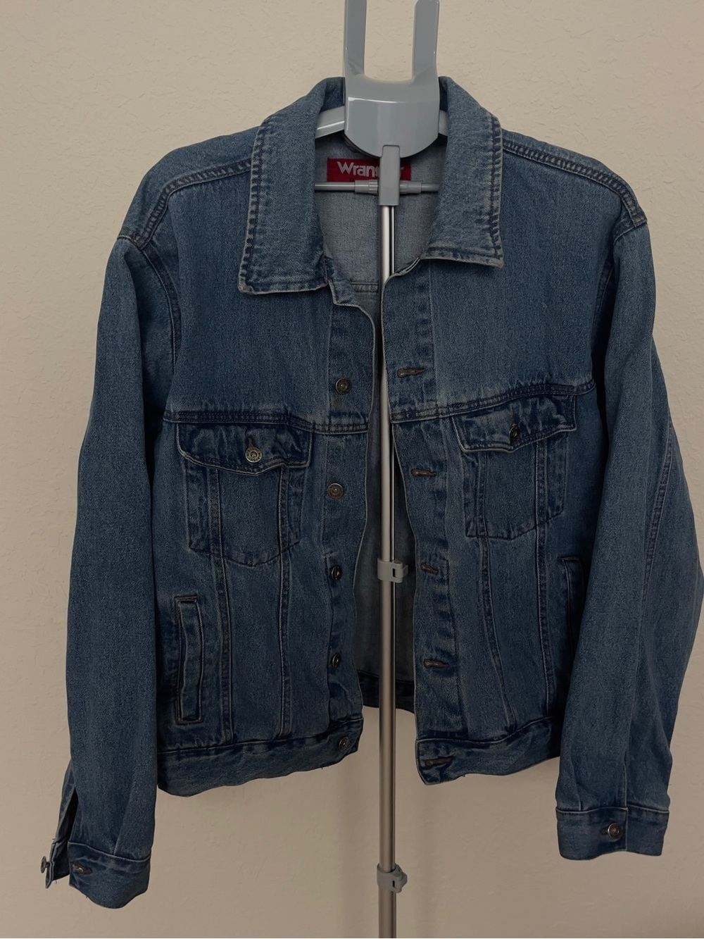 Vintage Wrangler Hero Denim Trucker Jacket - Size 2X unisex